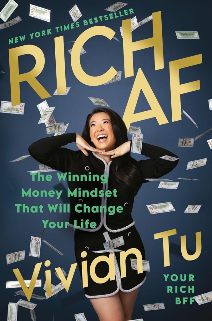 Book cover of Rich AF: The Money Mindset That Will Change Your Life.